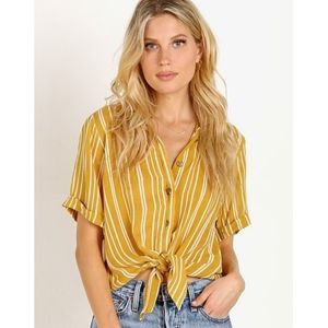 Faithfull the Brand Toulin Shirt Roy Stripe Print